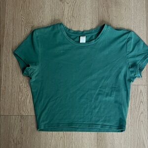 Emerald Green Women's Crop Top